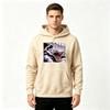 Men Anime Print Pullover Hoodie Casual Long Sleeve Streetwear Sweatshirt For Daily Wear