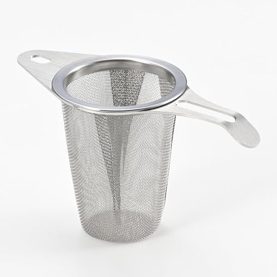 Yoshikawa Stainless Steel Tea Strainer, Deep