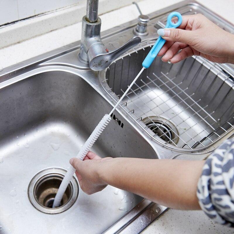 Kanalreinigungsbürste, Rohrbaggerwerkzeuge, Abflussreiniger-Stick, Verstopfungsentferner, für Zuhause, biegsam, für Waschbecken, Badewanne, Toilette, Baggerrohr, Schlangenbürste