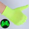 1 Pair Durable Green Gloves Breathable Neon Glove Party Decor Supplies Fluorescent Gloves  Nightclub