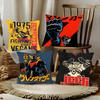 Cartoon Robot G-Goldorak M-Mecha Pillow Case Square Pillow Bedroom Sofa Leisure Comfort Cushion Car Living Room Home Decoration