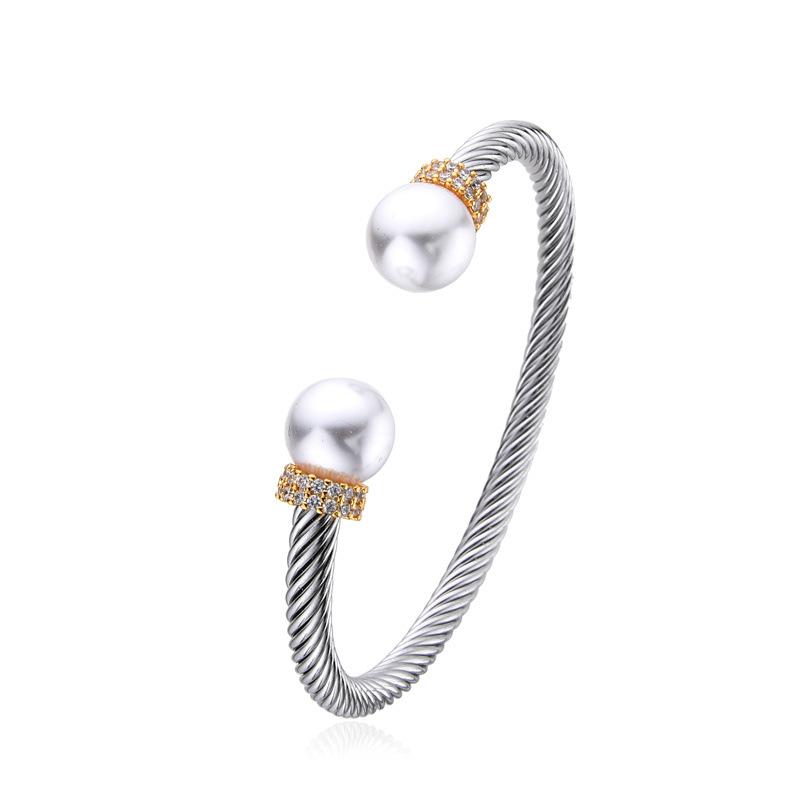 

European and American Popular Horseshoe Buckle Bracelet, Cable Intercolor Hook Bracelet 2026 18CM