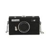 Women Fashion Sequin Box Bag Funny Chain Crossbody Body Bag  Camera Shape Shoulder Bag
