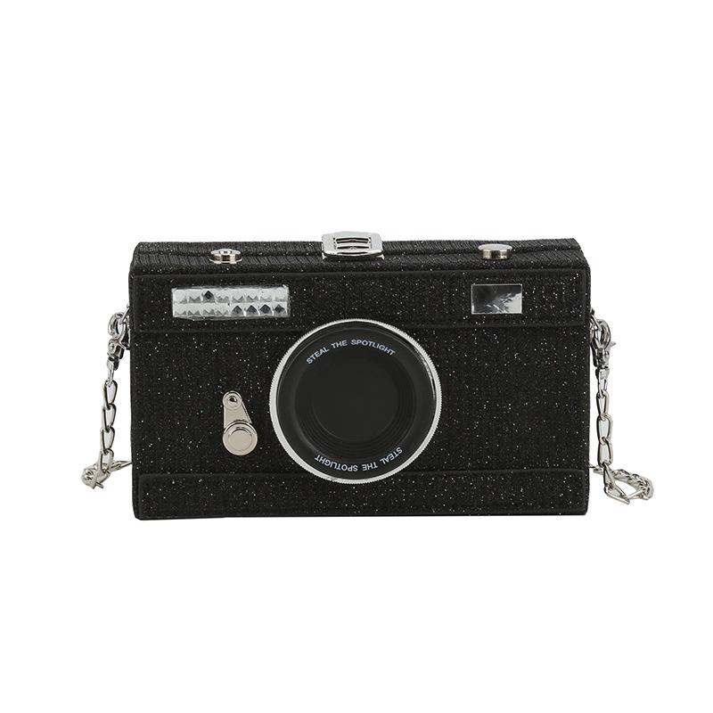 

Персонализированная креативная сумка для камеры новая тенденция 2025 года сумка-цепочка на плечо сумка-мессенджер в виде коробки для интернет-знаменитостей чёрный
