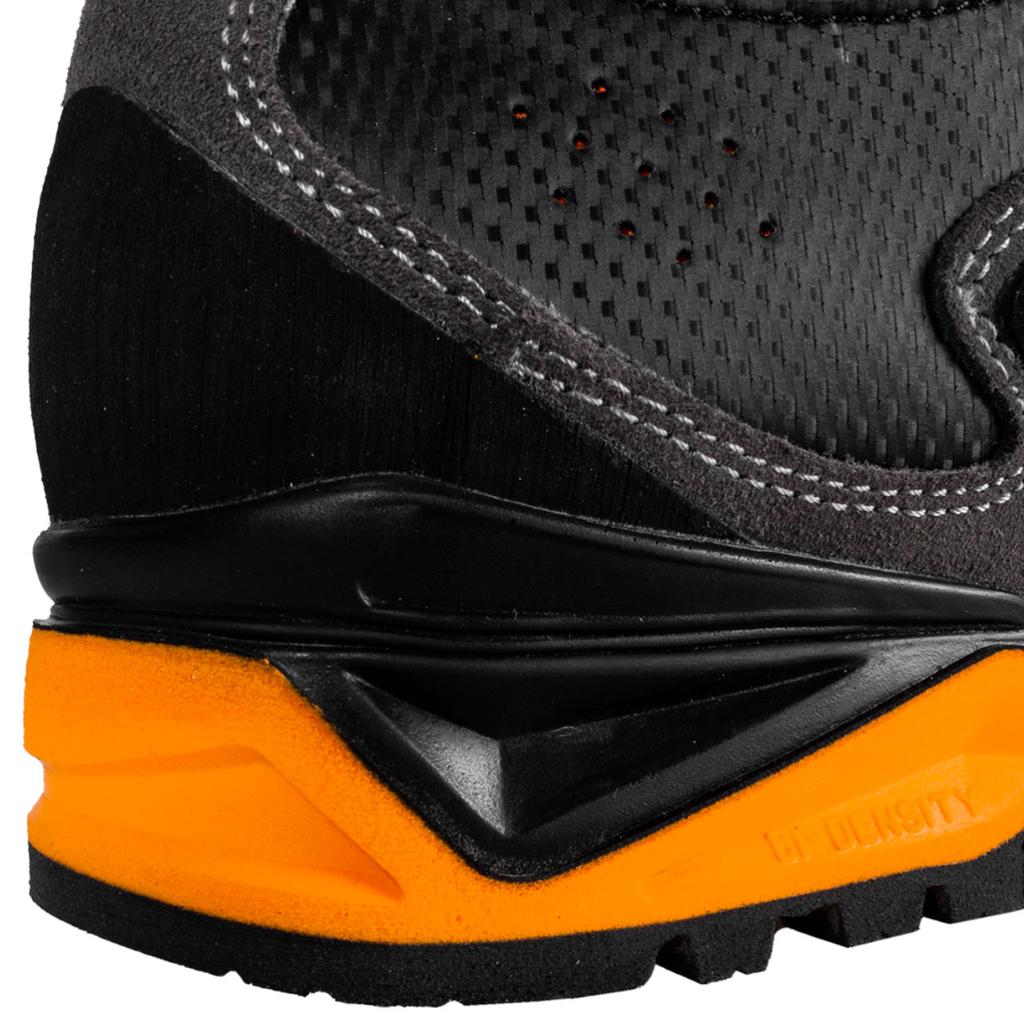 Alpinus The Ridge Mid Pro Trekking Shoes Anthracite-Orange Gr43288 Size 42
