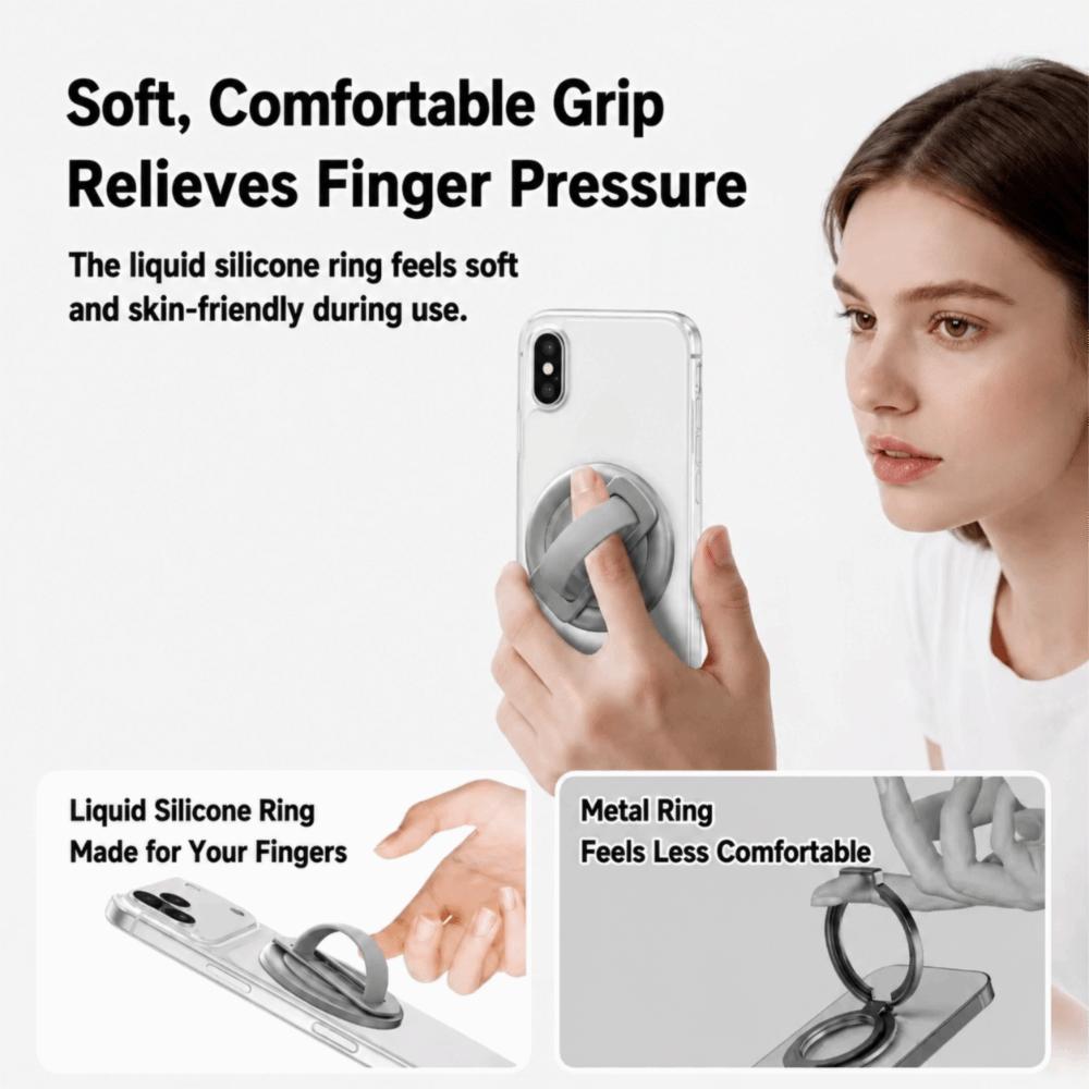 Alloy Magnetic Ring Holder Ultra Thin Phone Holder Portable Phone Ring Stand