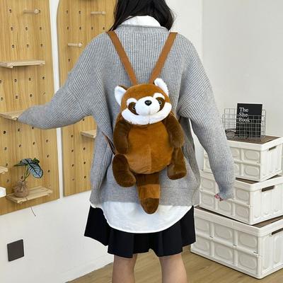 Stuffed Toy Animal Shoulder Bag Kawaii Children's School Bag Panda Plush Backpack  Birthday Gifts