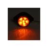 6PCS LED Marker Lights Trailer, 12V Waterproof Trailer Marker Light LED Truck Trailer Amber Light Front Rear LED Side Marker Lights