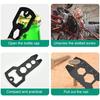 Multitool Klucz Wielofunkcyjny Nierdzewny Jednoczęściowa Konstrukcja EDC Narzędzie Outdoorowe Kempingowe z Wyciągaczem do Gwoździ Kluczem do Wspinaczki Górskiej