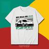 Fourth Generation  MX5 Convertible Car Printed Graphic T-Shirt Unisex's And Wounisex's Short Sleeve Breathable Motorcycle T-Shirt