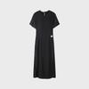 Recorde Patchwork Long Dress_Rqdam23592Bkx
