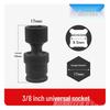 Chave de Soquete de Potência Média Fly 3/8" com Junta Universal Móvel de 360°