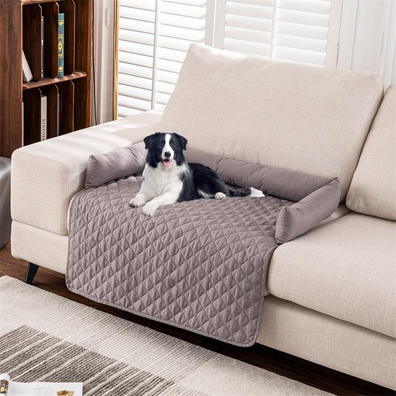 Waterproof Pets Sofa Mat Anti-Slip Plaid Dog Cat Kennel Couch Slipcover For Living Room Washable Bed Pad Protector Home