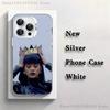 Pop Singer R-Rihanna Phone Case For iPhone 17,16,15,14,13,12,11,Mini,Pro,E,MAX White Matte Silicone Whtie Cover