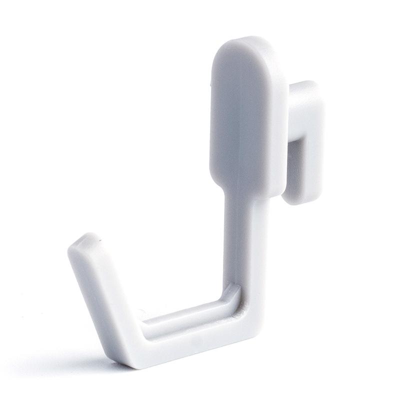 Plastic Pegboard Hooks & Accessories for Kitchen Wall Shelves серый