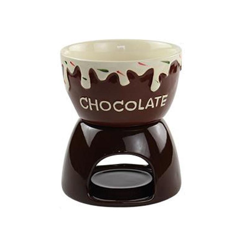 Keramická jahodová čokoládová fondue sada ovocné máslo tavená směs sýrové nástroje porcelán DIY fondue porce pro zmrzlinu svačinu