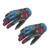1 Pair Blue Motorcycle Sport Gloves Fashionable Non Slip 2 Side Thickened Motorcycle Riding Gloves Set