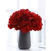Simulation Mallorca Artificial Flower Big 5 Hydrangea Silk Cloth Home Living Room Table Decoration Wedding Fake Flower Blue