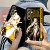 Game GI Ningguang Matte TPU Mobile Phone Case for Samsung Galaxy S26 S25 S24 S23 S22 S21 S20 Note20 Plus FE Ultra Colorful Cover
