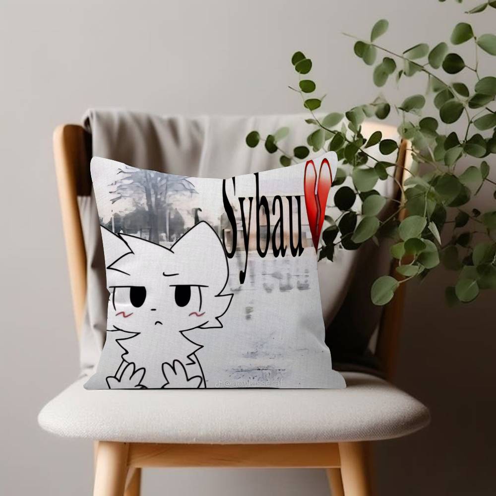 cartoon art funny Cute Cat kawaii Cushion Cover Decorative Pillow Sofa Home Decor Case Pillow Cases