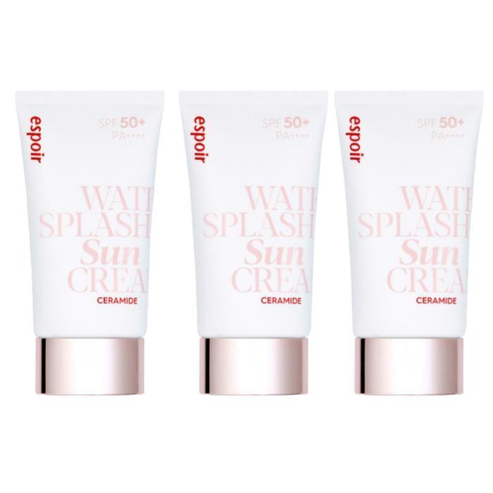 Espoir Water Splash Ceramide Sunscreen SPF50+ PA++++ 60ml x 3 /sj (19774226)