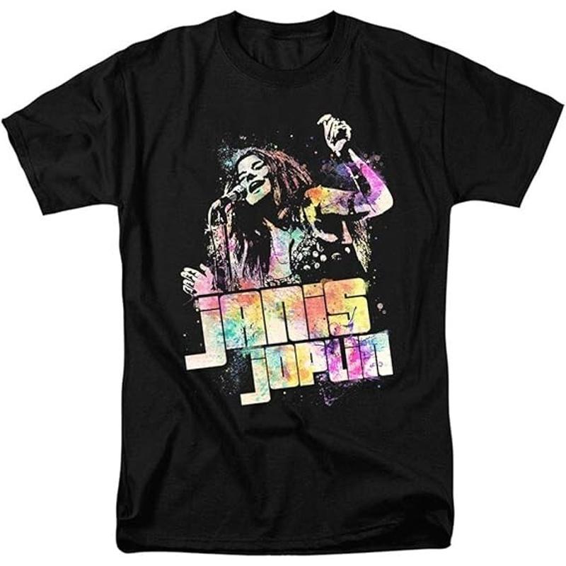 Janis Joplin Graphic Art T-shirt L