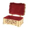 Alloy Small Treasure Chest Gold Trinket Organizer Decorative Boxes Metal Jewelry Box  Home Storage