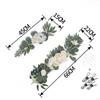 Artificial Flower Swag Rustic Backdrop Arch Handmade Rose Garland for Front Door