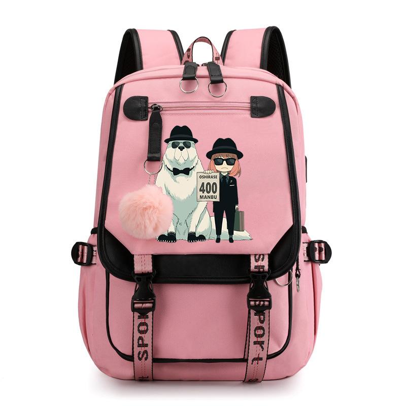 RiMan SPY x FAMILY Spy Play House Backpack Junior High School Student Personality Trend College Style School Bag