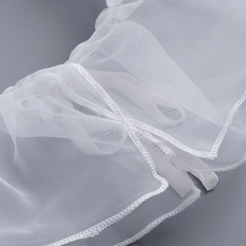 Ruff Collar Ruffled Victorian Cosplay Tie for Shirt Blouse Decorative Spread False Collar Play Costume Accessories