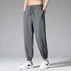 Men's Summer Thin Ice Silk Relaxed Drawstring Casual Pants