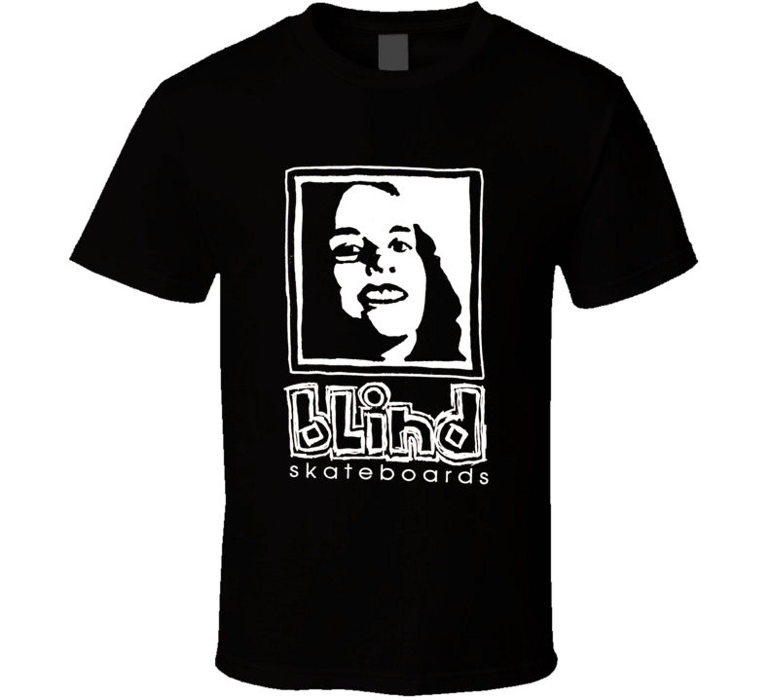 New Blind Skateboards T Shirt Logo Size S- 2XL L