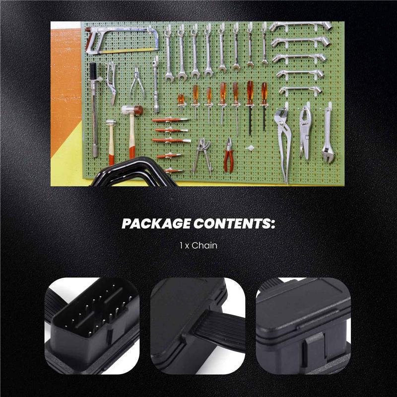 OBDII Extension Dual Connector Y Splitter OBD OBD2 16PIN Male To Female Connection Flat+Thin For ELM327