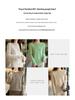 Elegant Autumn/Winter 100% Wool Slimming Pullover Sweater with Round Neck and Long Sleeves for Women
