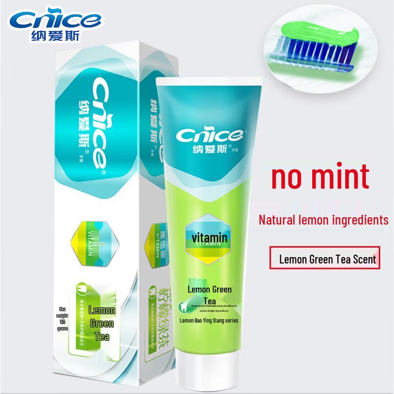 Nair Lemon Green Tea Fresh Breath Toothpaste, 3 X 165g