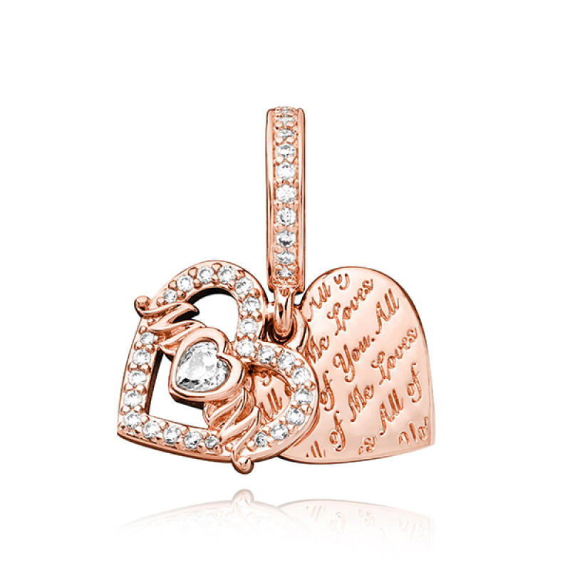 Pandora Charm Dangle Mom & Heart 789402C01
