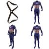 Och lättviktig Avengers Captain America Steve Rogers Zentai-kostym**