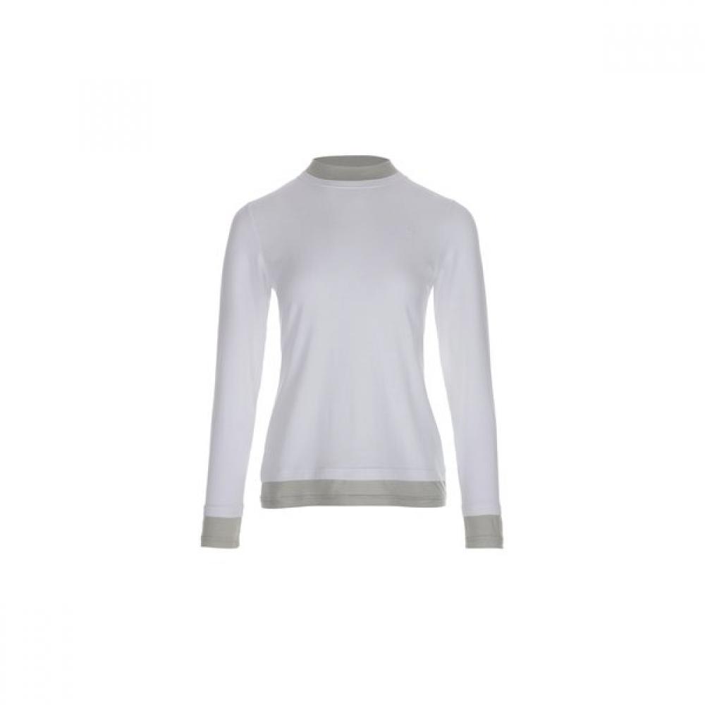 Bermudagrass Modal Layered T shirT whiTe