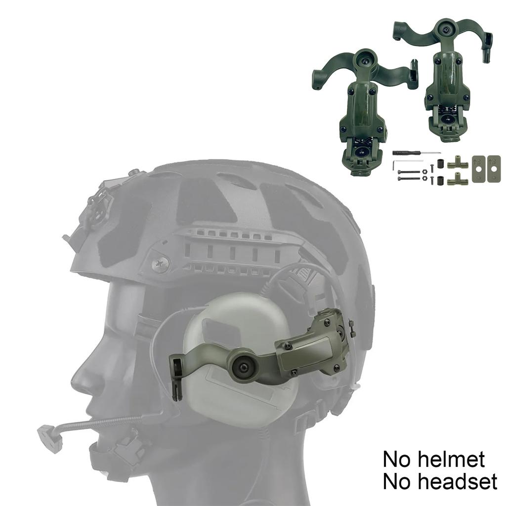 NEW Tactical Headphone Mount EARMOR M32 Rail Mount Bracket Quick Helmet Rail Mount Adapter Suspension Headphone Mount