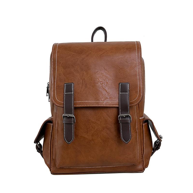 

2025 summer new fashion trend double backpack casual retro backpack styling student schoolbag women s backpack