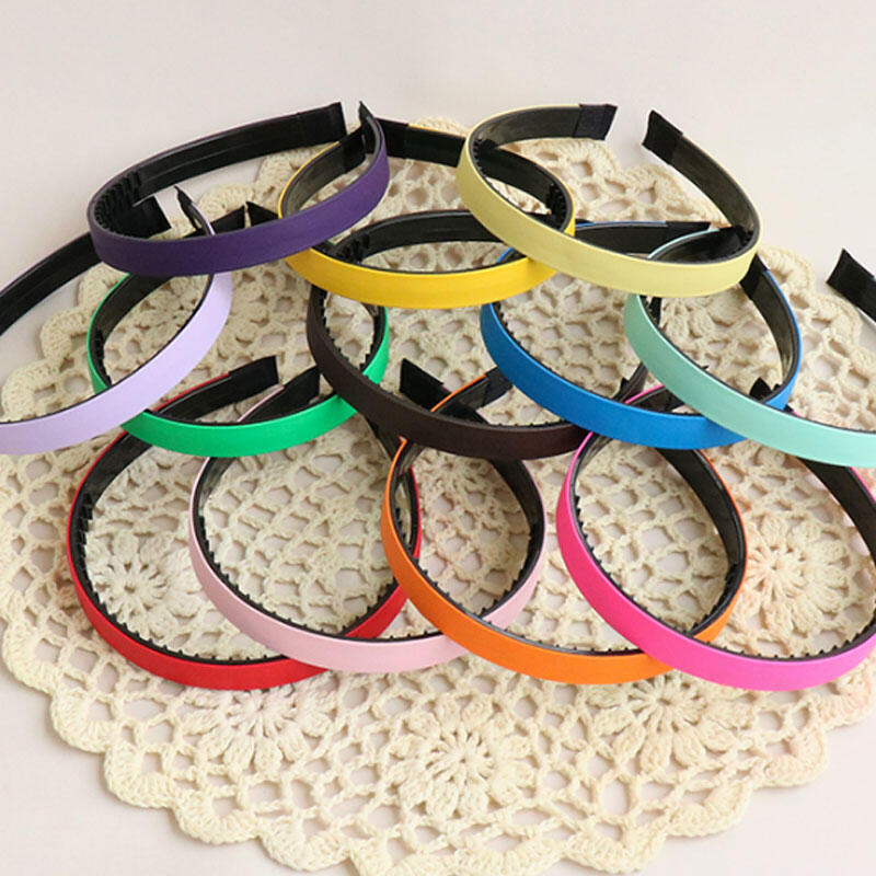 Chriskind Colorful Simple Leather Teeth Headband pink