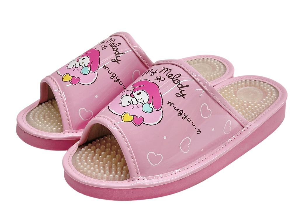 Sanrio Sanrio Characters Health Sandals for Women Size SA-4191L (My Melody/Pink, 24.0 Cm)