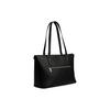 Coach Gallery 37 Solid Color Embossed Logo Zipper Closure Leather Tote Bag Women Tote Bags Black CM086-IMBLK