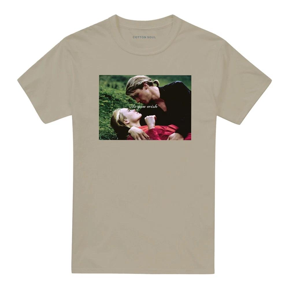 Princess Bride As You Wish 100% Cotton T-shirt Mens Tees Top S-3XL, Sand 3XL