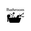 Adesivo Vinilico per Porta Ora del Bagno Decalcomania Artistica Rimovibile per Bagno Adesivi per Porte Bagno Impermeabile Fai da Te Creativo Adesivo Murale