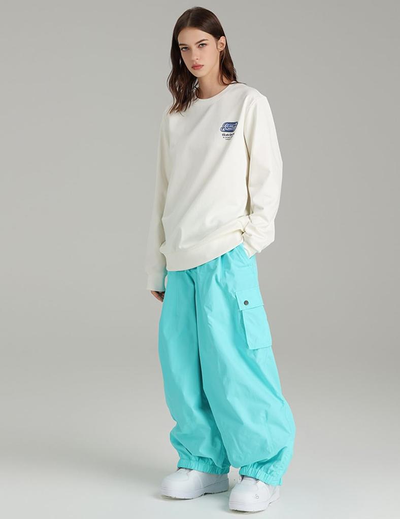HOTIAN Snowboardové lyžařské kalhoty pro muže a 4 velikosti Voda a xypK2201 Kalhoty, Unisex, Ženy, (XS-L), 10 000 mm odolnost, vodoodpudivý,