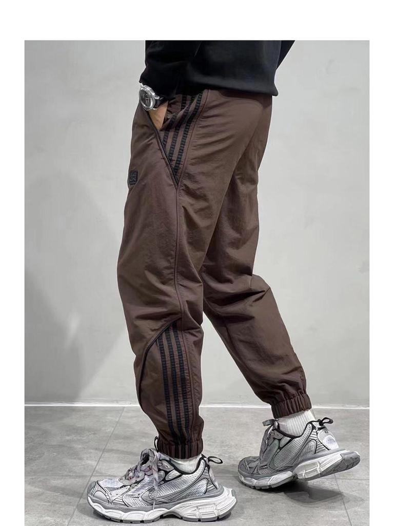 Herren Sommer 2024 Schnelltrocknende Locker Geschnittene Kordelzug Workwear Hose - Übergröße