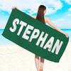 Personalized Beach Towel Custom Name/Logo Microfiber Towel Thin Quick Dry Absorbent for Beach Swimming Yoga Bath Sports