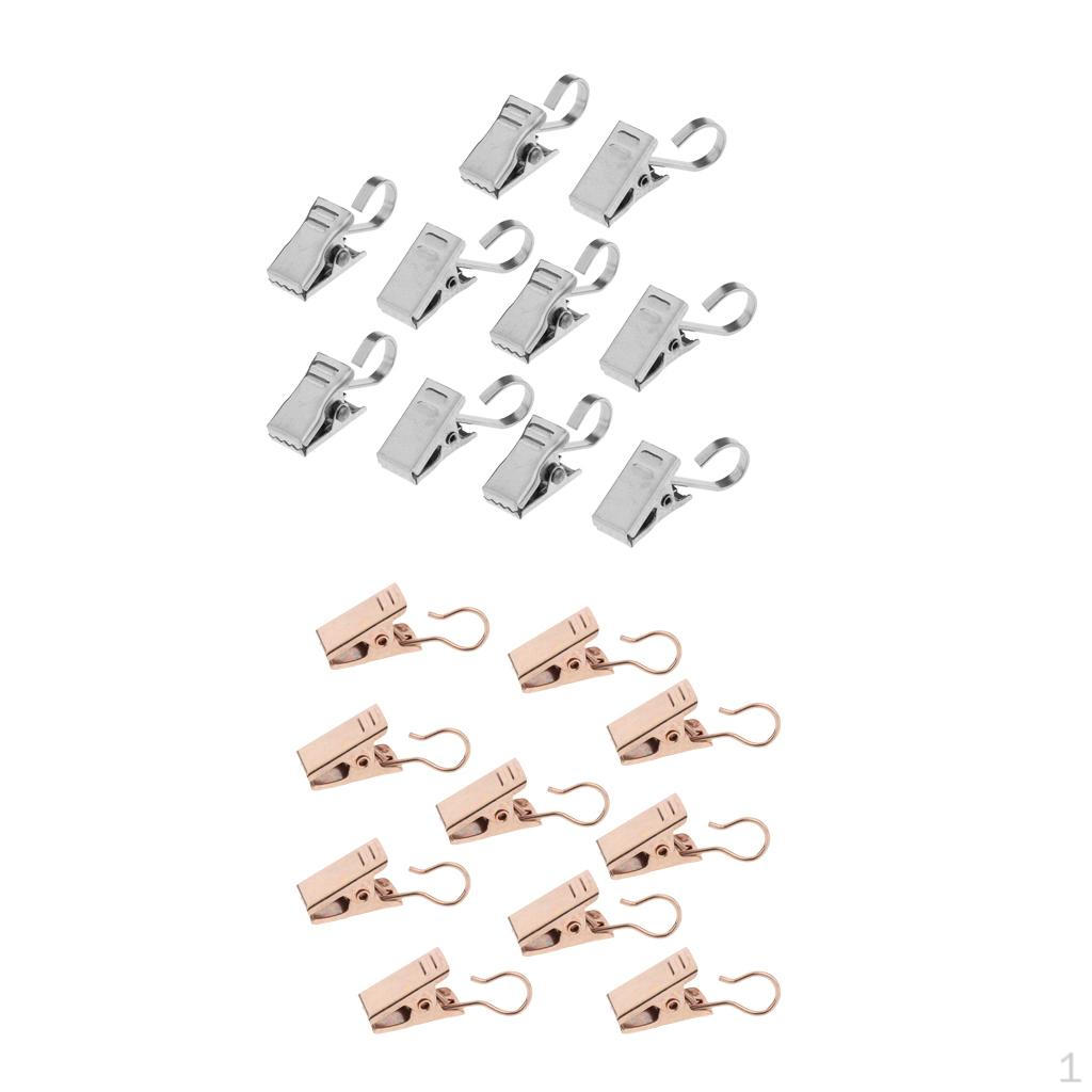 

20 зажимов для штор с крючком/зажимом для дверной панели/пружинным зажимом