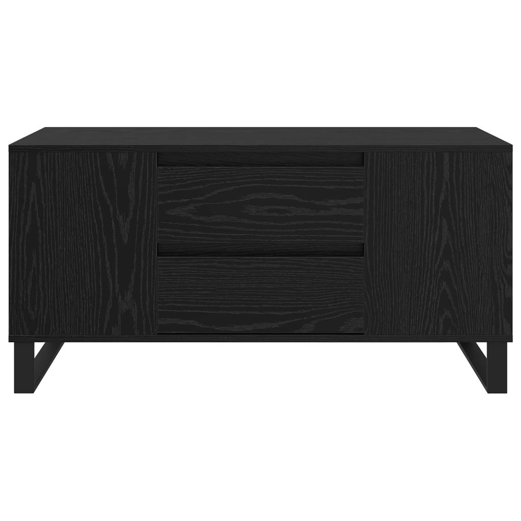 Coffee Table Black Oak Effect 102 x 44.5 x 50 cm